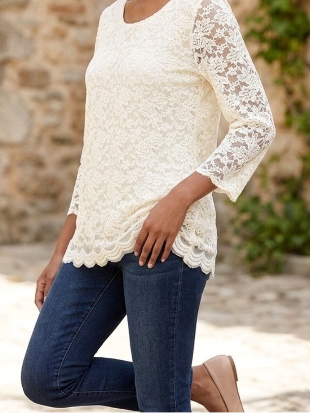 Chico's Lace Top